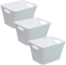 Rotho LIVING Lot de 3 box 44l, Plastique (PP) sans BPA, cappuccino Boîte de rangement LIVING Lot de 3 box 44l, Plastique (PP) sans BPA, cappuccino Boîte de rangement Rotho 604048400000 Photo no. 1