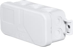 Steffen AP 89 x 43 x 37 mm Nass-Abzweigdose AP 89 x 43 x 37 mm Nass-Abzweigdose Steffen 612057400000 Grösse B: 8.9 cm x T: 4.3 cm Bild Nr. 1