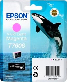 Epson T7606 cartouche d'encre light magenta Cartouche d'encre T7606 cartouche d'encre light magenta Cartouche d'encre Epson 798535100000 Photo no. 1