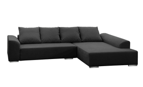 HELLER Ecksofa HELLER Ecksofa 405744750020 Grösse B: 274.0 cm x T: 196.0 cm x H: 83.0 cm Farbe Schwarz Bild Nr. 1