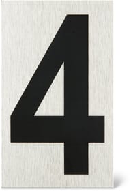 Alpertec Plaque chiffre 4 Enseigne de porte Plaque chiffre 4 Enseigne de porte Alpertec 614103660620 Photo no. 1
