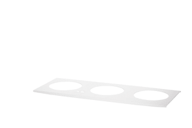 Pflanzenzubehör für Europalette Topfhalter Triple Pflanzenzubehör für Europalette Topfhalter Triple 656942600000 Farbe Weiss Grösse L: 38.0 cm x B: 13.0 cm x H: 1.0 cm Bild Nr. 1