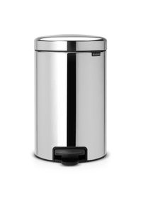 brabantia NEW ICON Poubelle à pédale NEW ICON Poubelle à pédale brabantia 441129801201 Couleur Argent Dimensions L: 25.1 cm x P: 33.8 cm x H: 41.0 cm Photo no. 1