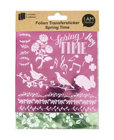Autocollant de transfert en feuille Spring II, rose / vert Autocollants de transfert Autocollant de transfert en feuille Spring II, rose / vert Autocollants de transfert 668009900000 Photo no. 1
