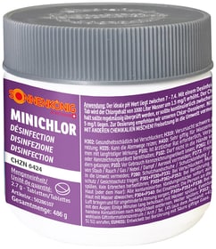 Sonnenkönig Sonnenkönig Minichlor pastiglie 2.7 g Disinfezione al cloro Sonnenkönig Minichlor pastiglie 2.7 g Disinfezione al cloro Sonnenkönig 647346800000 N. figura 1