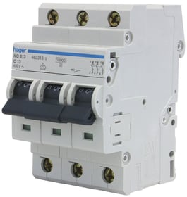 Interruttore automatico "C" 3x 40A Leitungschutzschalter Hager 612168600000 N. figura 1