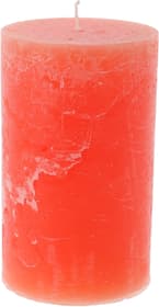 Candela cilindria rustico Candela Balthasar 656207300008 Colore Arancione Taglio ø: 9.0 cm x A: 15.0 cm N. figura 1