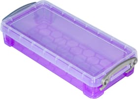 Ordnungsbox 0.55L Aufbewahrungsbox Really Useful Box 603730800000 Grösse L: 22.0 cm x B: 10.0 cm x H: 4.0 cm Farbe Violett Bild Nr. 1