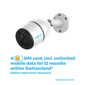 Reolink GO 4G & Sunrise SIM-Karte Telecamera di videosorveglianza GO 4G & Sunrise SIM-Karte Telecamera di videosorveglianza Reolink 614164600000 N. figura 1