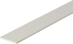 Barre plate 3 x 35.5 mm PVC blanc 1 m alfer 605114300000 Photo no. 1