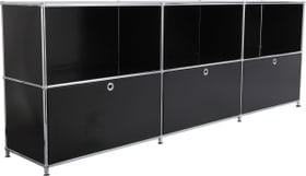 FLEXCUBE Sideboard FLEXCUBE Sideboard 401809600020 Grösse B: 227.0 cm x T: 40.0 cm x H: 80.5 cm Farbe Schwarz Bild Nr. 1