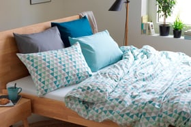 TIRA Taie d'oreiller en percale TIRA Taie d'oreiller en percale 451288110641 Couleur Turquoise Dimensions L: 65.0 cm x H: 65.0 cm Photo no. 1