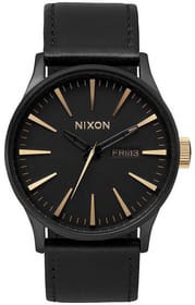 Nixon Sentry Leather Matte Black Gold 42 mm Orologio da polso Sentry Leather Matte Black Gold 42 mm Orologio da polso Nixon 785300136954 N. figura 1