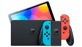 Switch OLED - Neon-Rot/Neon-Blau Spielkonsole Nintendo 785447800000 Bild Nr. 1