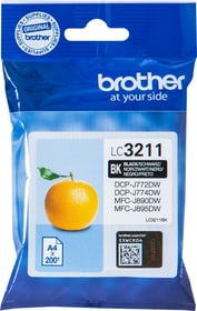 Brother LC-3211BK schwarz Tintenpatrone LC-3211BK schwarz Tintenpatrone Brother 798546100000 Bild Nr. 1