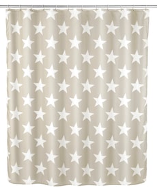 WENKO Duschvorhang Stella taupe Anti-Schimmel Duschvorhang Stella taupe Anti-Schimmel WENKO 674009300000 Bild Nr. 1