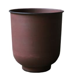 Pot à fleurs fer recyclé Pot à fleurs 657952000003 Couleur Rouge foncé Taille ø: 31.0 cm x H: 35.0 cm Photo no. 1