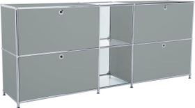 FLEXCUBE Sideboard FLEXCUBE Sideboard 401814320280 Grösse B: 189.0 cm x T: 40.0 cm x H: 80.5 cm Farbe Grau Bild Nr. 1