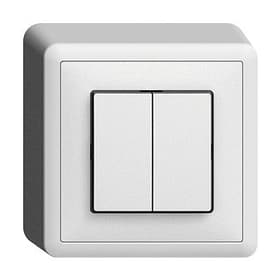 Feller Edizio Due AP S1(3+3) Druckschalter Edizio Due AP S1(3+3) Druckschalter Feller 612143500000 Bild Nr. 1