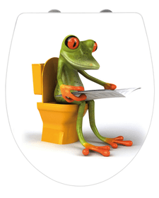 WENKO Frog News Siège de WC Frog News Siège de WC WENKO 674041300000 Photo no. 1