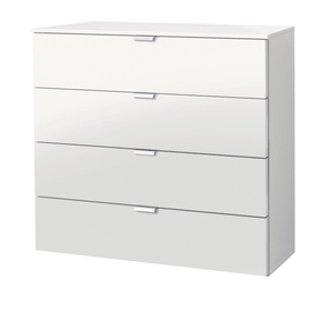 ORSON Kommode ORSON Kommode 404480800000 Grösse B: 80.0 cm x T: 42.0 cm x H: 80.0 cm Farbe Weissglas satiniert Bild Nr. 1