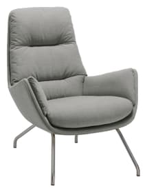 ANDRES Fauteuil ANDRES Fauteuil 402452307081 Couleur Gris clair Dimensions L: 83.0 cm x P: 94.0 cm x H: 97.0 cm Photo no. 1