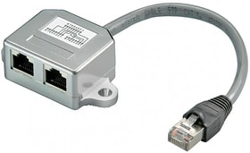 Max Hauri Kabelsplitter RJ45 grau Kabelsplitter Kabelsplitter RJ45 grau Kabelsplitter Max Hauri 613185800000 Bild Nr. 1