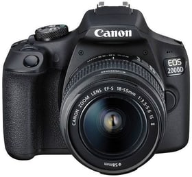 EOS 2000D + EF-S 18-55mm IS schwarz Spiegelreflexkamera Kit Canon 785300134592 Bild Nr. 1