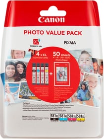 Canon CLI-581XL Multipack + Glossy photo paper Cartuccia d'inchiostro CLI-581XL Multipack + Glossy photo paper Cartuccia d'inchiostro Canon 798542900000 N. figura 1