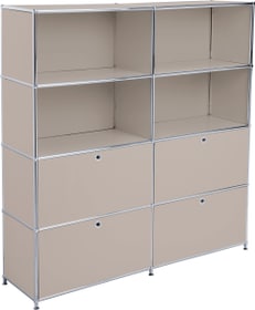 FLEXCUBE Scaffale FLEXCUBE Scaffale 401815120488 Dimensioni L: 152.0 cm x P: 40.0 cm x A: 155.5 cm Colore Talpa N. figura 1