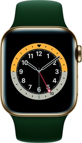 Apple Watch Series 6 LTE 40mm Gold Stainless Steel Cyprus Green Sport Band Smartwatch Watch Series 6 LTE 40mm Gold Stainless Steel Cyprus Green Sport Band Smartwatch Apple 785300155486 Bild Nr. 1