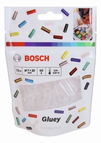 Gluey transparents, 70 pcs. Bâton de colle chaude Bosch 616241500000 Photo no. 1