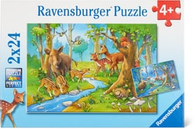 Ravensburger Animaux de forêt Puzzle Puzzles Animaux de forêt Puzzle Puzzles Ravensburger 748976300000 Photo no. 1
