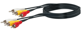 Schwaiger Cable cinch video 1,5 m Câble audio Cable cinch video 1,5 m Câble audio Schwaiger 613182000000 Photo no. 1