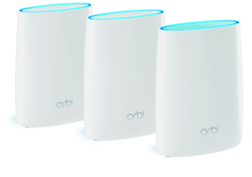 Netgear RBK53-100PES Orbi Tri-Band M(1x Router, 2x Satellit) MESH WLAN RBK53-100PES Orbi Tri-Band M(1x Router, 2x Satellit) MESH WLAN Netgear 785300130156 Bild Nr. 1