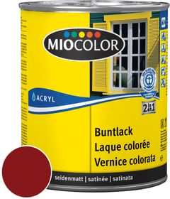 Acryl Buntlack seidenmatt Weinrot 375 ml Acryl Buntlack Miocolor 660557700000 Farbe Weinrot Inhalt 375.0 ml Bild Nr. 1