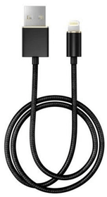 iDeal of Sweden Kabel 1.0m, Lightning->USB "Matte black" (schwarz) Kabel Kabel 1.0m, Lightning->USB "Matte black" (schwarz) Kabel iDeal of Sweden 785300148068 Bild Nr. 1