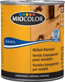 Möbel-Klarlack seidenmatt Farblos 750 ml Klarlack Miocolor 661181100000 Farbe Farblos Inhalt 750.0 ml Bild Nr. 1