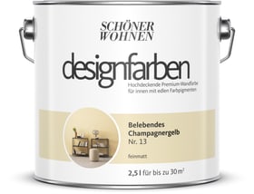 Designfarbe Champagnergelb 2,5 l Peinture murale Schöner Wohnen 660976200000 Contenu 2.5 l Photo no. 1