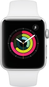 Apple Watch Series 3 GPS 42mm Silver Aluminium Case White Sport Band Smartwatch Watch Series 3 GPS 42mm Silver Aluminium Case White Sport Band Smartwatch Apple 785300139129 Bild Nr. 1