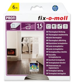Fix-O-Moll Thermoplast Dichtung 9x7mm x 6m Thermoplast Dichtung 9x7mm x 6m Fix-O-Moll 673006600000 Bild Nr. 1