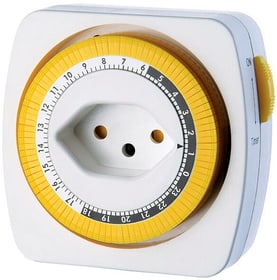 24H-Timer (pour une utilisation en intérieur, T13-T12) – blanc/jaune Horloge numérique / Smart Plug Mio Star 791050600000 Photo no. 1