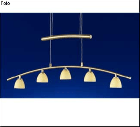 Suspension Curvi 5spots Suspension Curvi 5spots 42010680000004 Photo n°. 1
