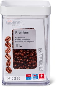 M-Topline STORE Vorratsdose 1.0L STORE Vorratsdose 1.0L M-Topline 703728700002 Farbe Transparent, Weiss Grösse B: 10.0 cm x T: 10.0 cm x H: 15.7 cm Bild Nr. 1