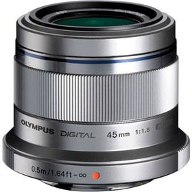 Olympus M.Zuiko DIGITAL 45mm f/1.8 Obiettivo argento Obiettivo M.Zuiko DIGITAL 45mm f/1.8 Obiettivo argento Obiettivo Olympus 785300125767 N. figura 1