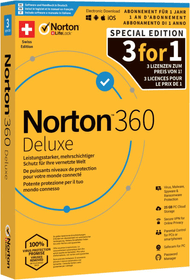 Norton Security 360 Deluxe 25GB 3For1 De Physisch (Box) Norton Security 360 Deluxe 25GB 3For1 De Physisch (Box) 785300149619 Photo no. 1