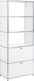 FLEXCUBE Scaffale FLEXCUBE Scaffale 401895300000 Dimensioni L: 77.0 cm x P: 40.0 cm x A: 193.0 cm Colore Bianco N. figura 1