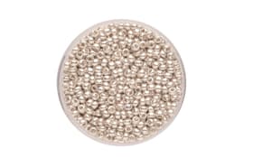Rocailles 2,6mm met. silver 17g Rocailles 2,6mm met. silver 17g 608133800000 Bild Nr. 1