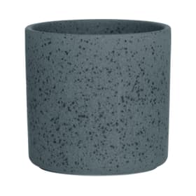 Cylindrique céramique Vase Hakbjl Glass 656213500000 Couleur Noir Taille ø: 13.0 cm x H: 13.0 cm Photo no. 1