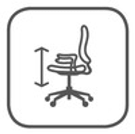 Accoudoirs réglables en hauteur